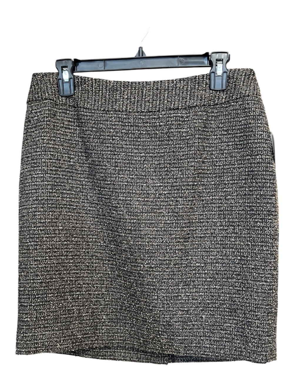 🆕 NWT Halogen Black Metallic Tweed Pencil Skirt | Size 10P